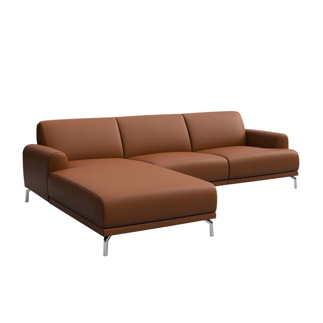 Canapé d'angle Puzo - Cuir